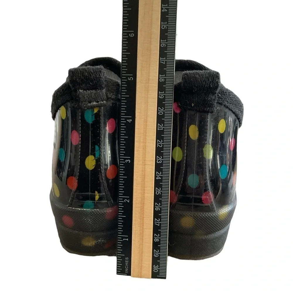 CAPELLI of NEW YORK Short Multi Color Polka Dot Rain Boot - Size 6‎